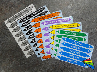 Leidingstickers water lucht stoom gassen zuren